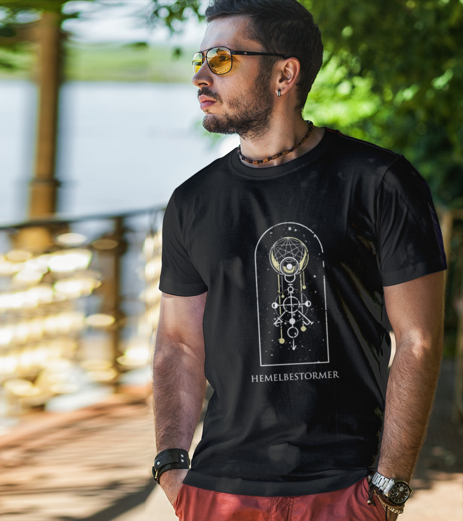 Hemelbestormer Celestial Symbols In The Radiant Veil T-Shirt