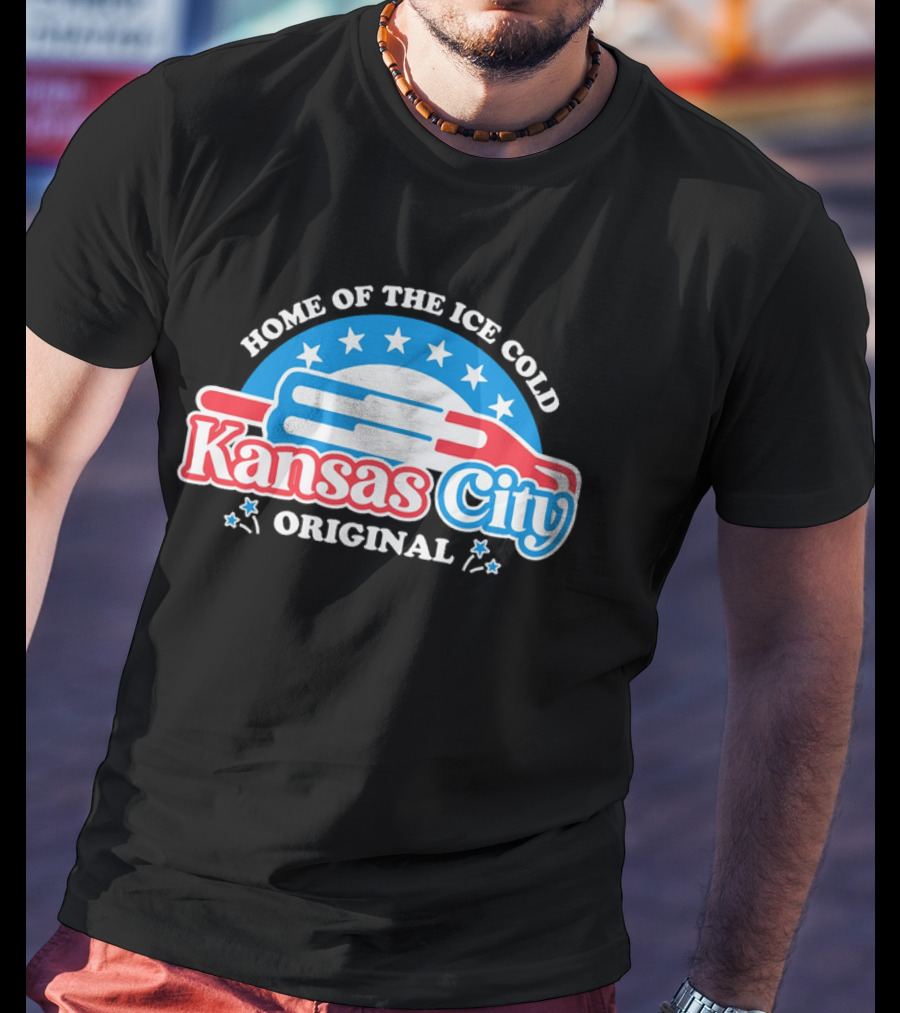 Home Of The Ice Cold Kansas City Original Popsicle Stars T-Shirt