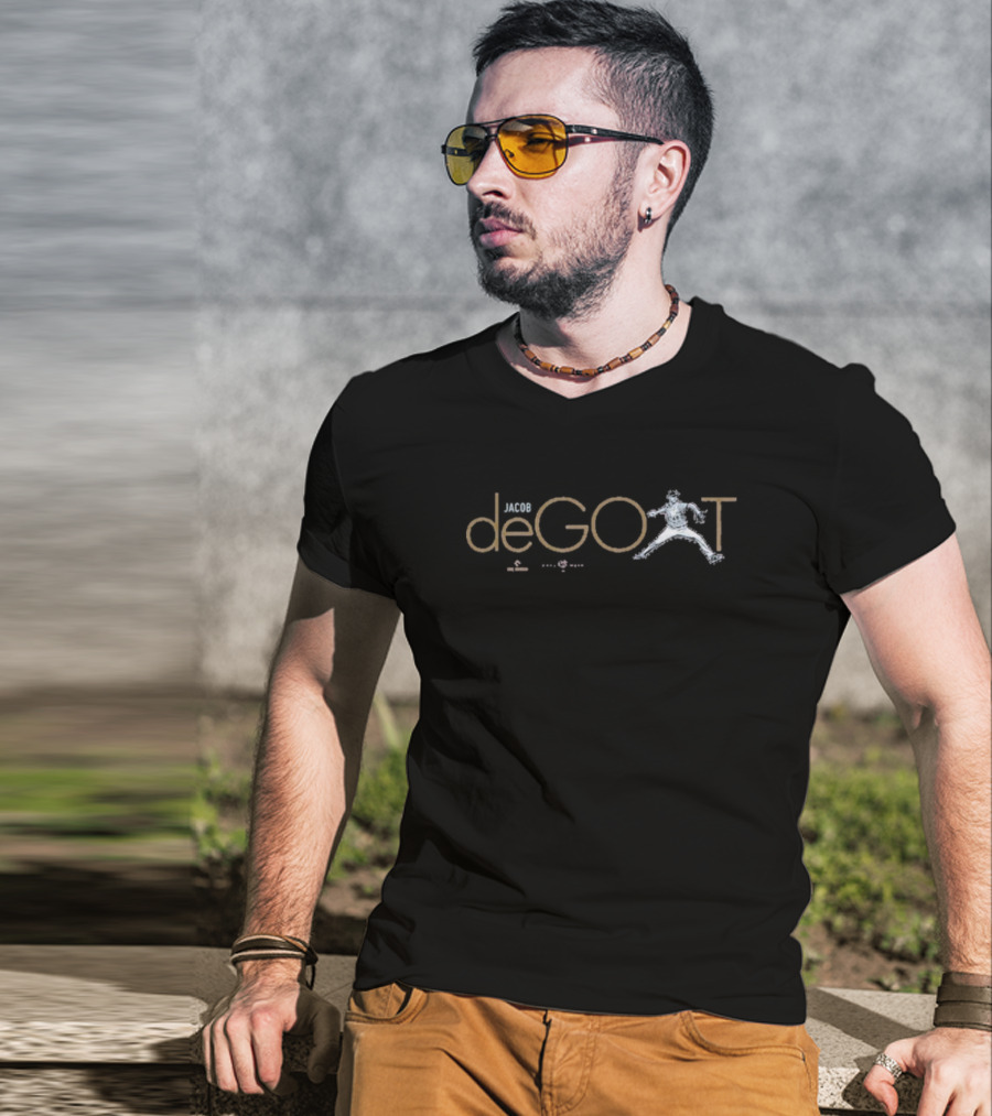 DeGoat Jacob Degrom Athlete Silhouette T-Shirt