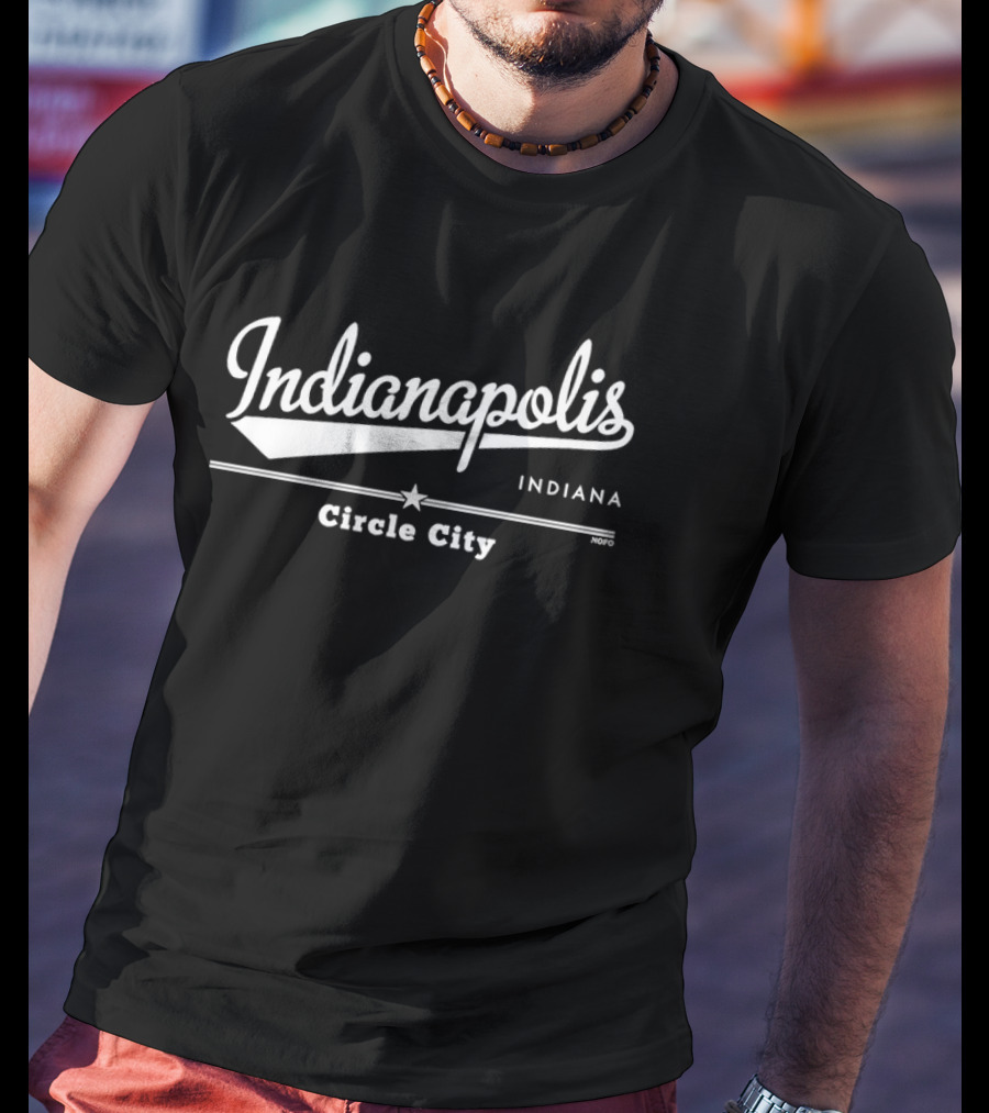 Indianapolis Indiana Circle City Iconic Star Tee T-Shirt