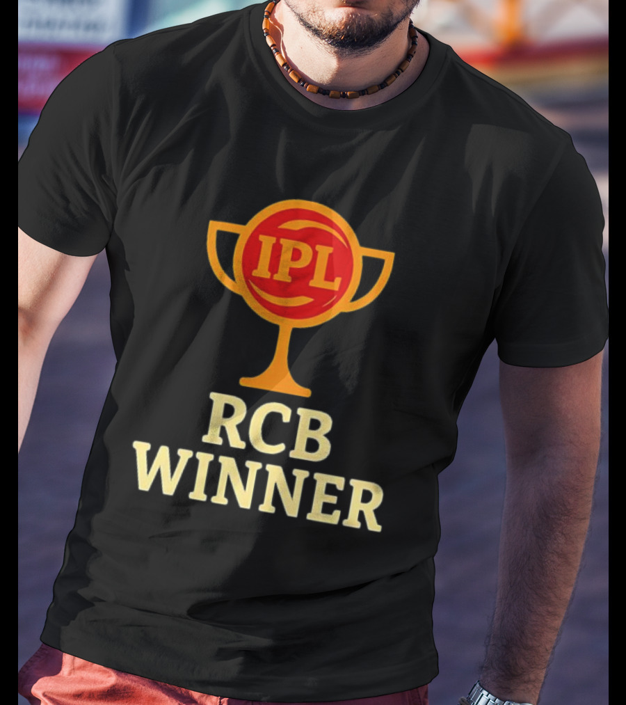 IPL RCB Winner Trophy Celebration T-Shirt