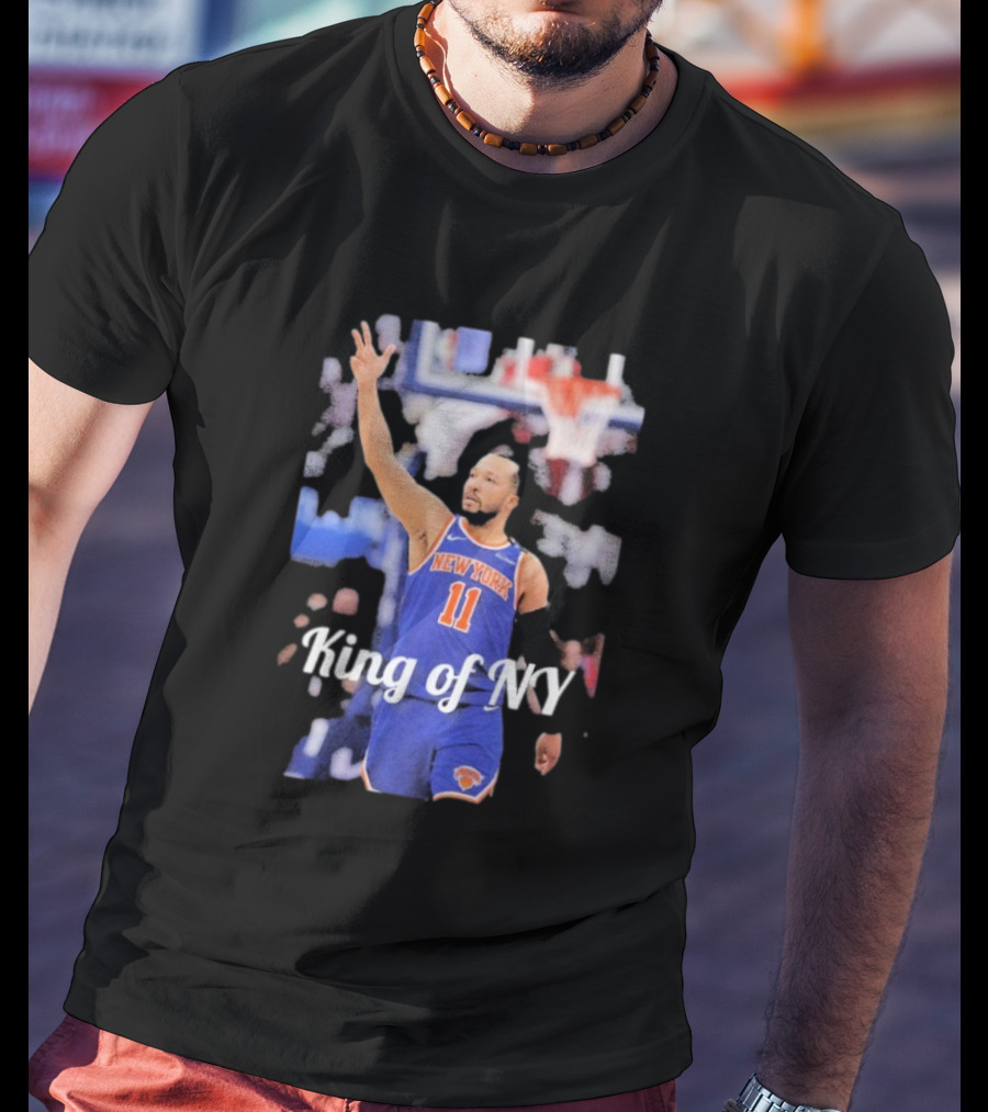 Jalen Brunson 11 New York Knicks King Of NY T-Shirt