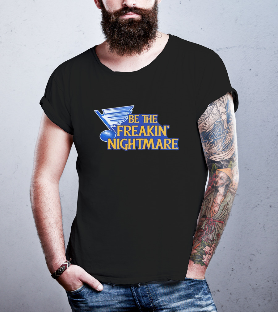Jon Gruden Be The Freakin’ Nightmare St. Louis Blues Thank You T-Shirt