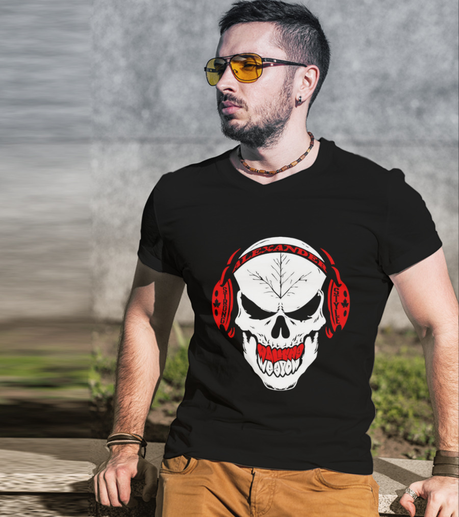 Josh Alexander Strong Style Walking Weapon Skull T-Shirt