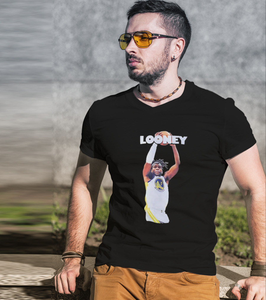 Looney Basketball Action Golden State Warriors 5 T-Shirt
