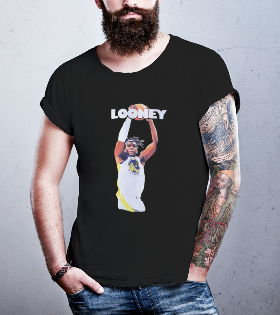 Looney Basketball Action Golden State Warriors 5 T-Shirt