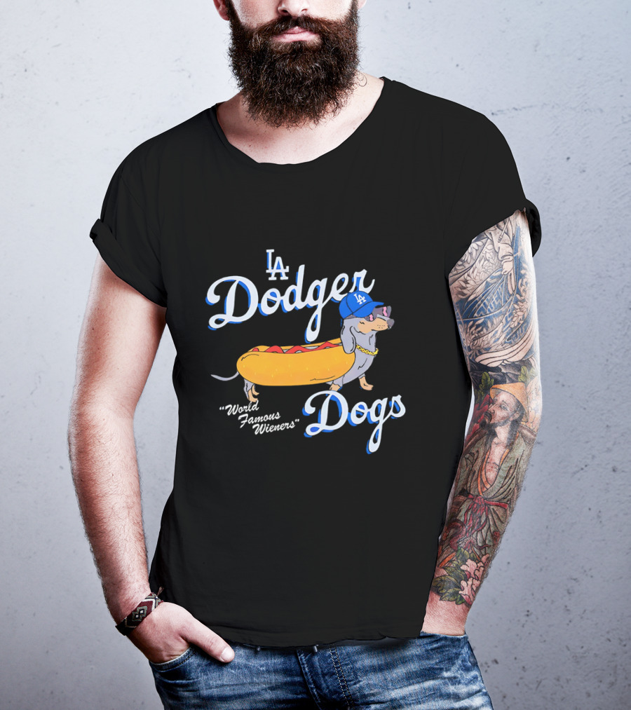 LA Dodger Dogs World Famous Wieners T-Shirt