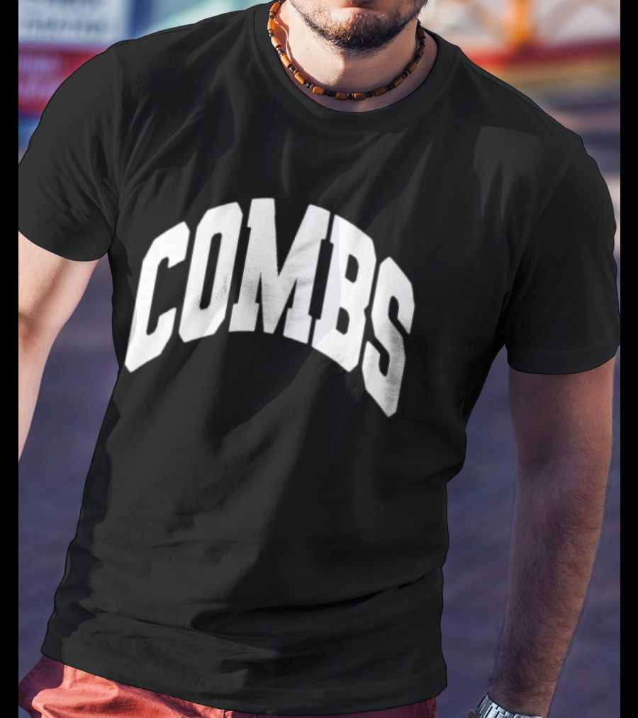 Luke Combs Merch Combs Arched 3D Lettering T-Shirt
