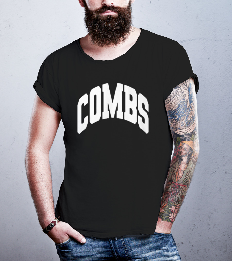 Luke Combs Merch Combs Arched 3D Lettering T-Shirt