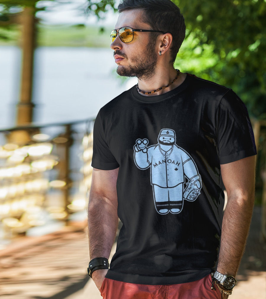 Manoah 6 Baseball Character Sports Graphic T-Shirt