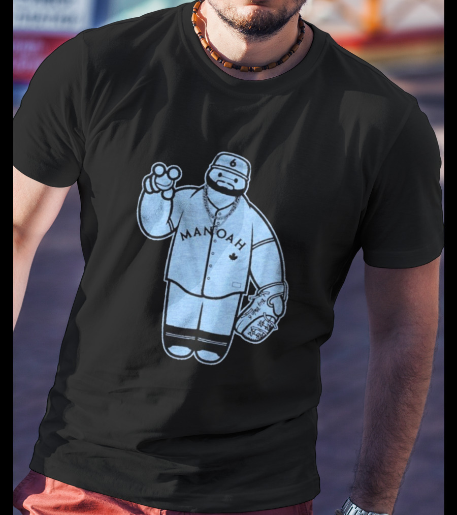 Manoah 6 Baseball Character Sports Graphic T-Shirt