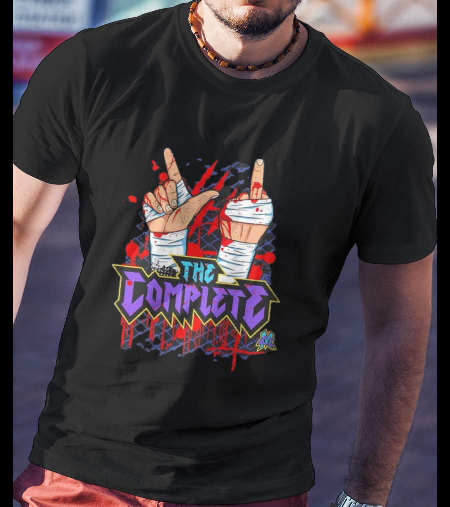 The Complete Matt Cardona Wrestling Tribute With Bloody Bandaged Hands T-Shirt