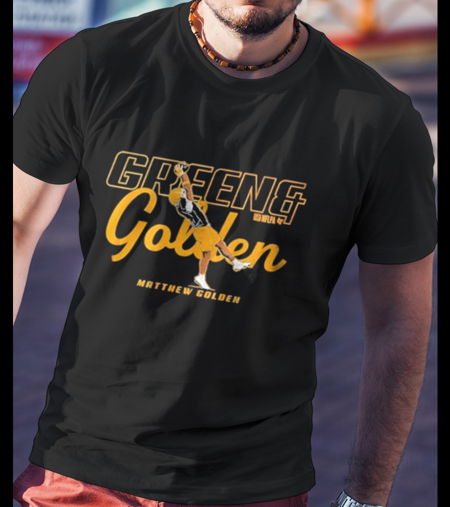 Green And Golden Matthew Golden Catch 88 T-Shirt