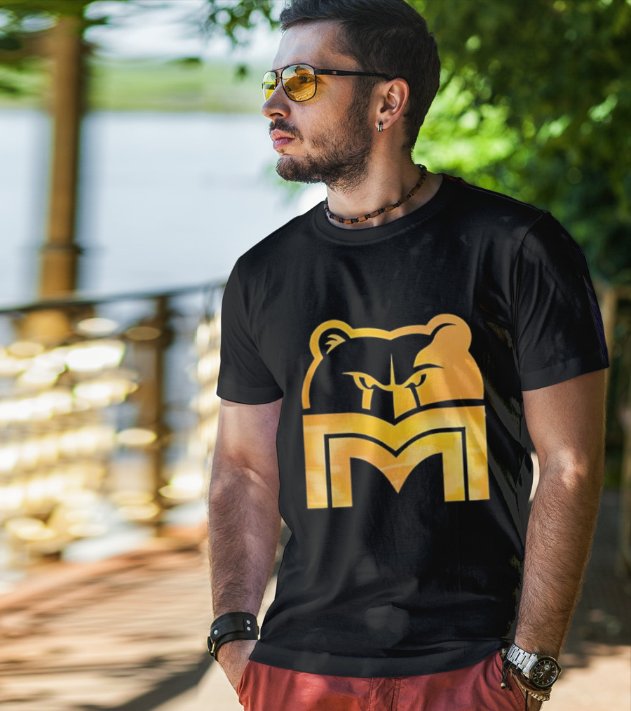 Memphis Grizzlies Playoff Pick Em 2025 Bear Head Logo T-Shirt