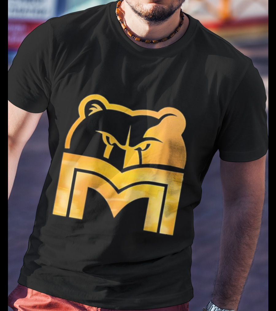 Memphis Grizzlies Playoff Pick Em 2025 Bear Head Logo T-Shirt