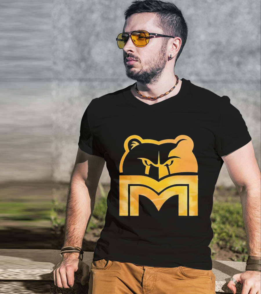 Memphis Grizzlies Playoff Pick Em 2025 Bear Head Logo T-Shirt