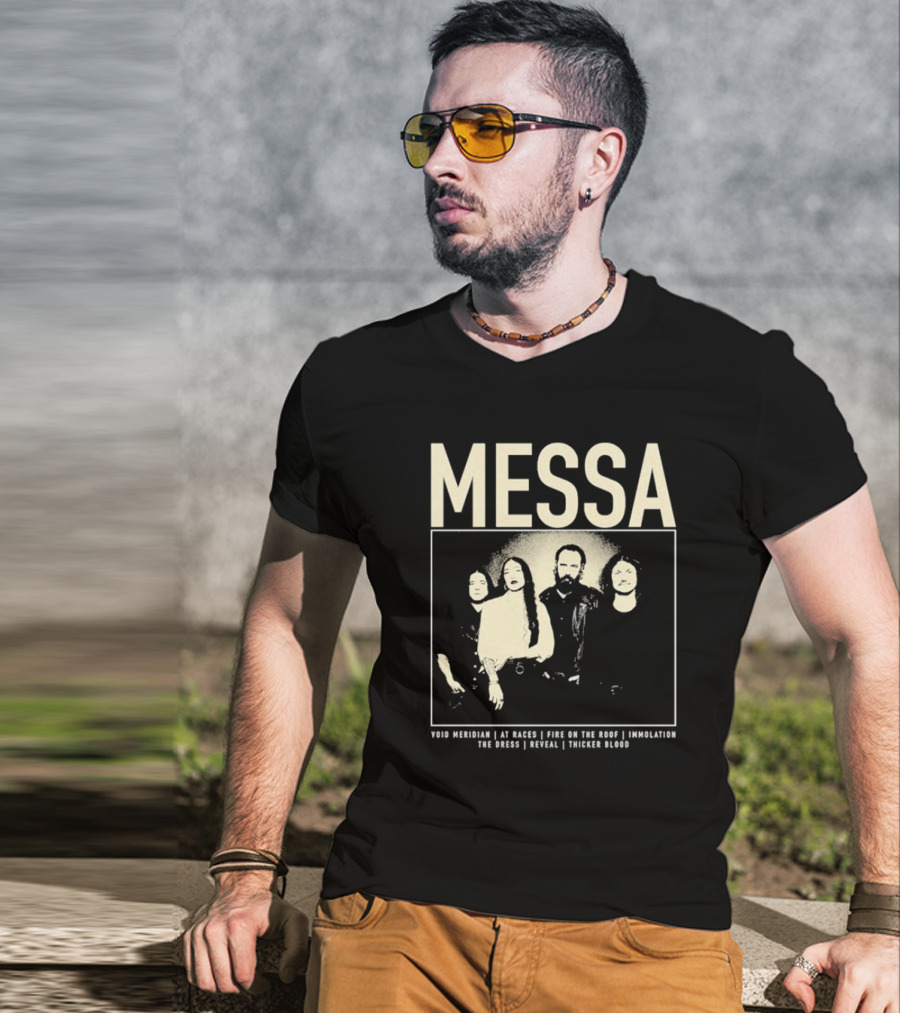 Messa Foxglove At Once Face On The Sand Unsolation The Drill I Dread Thicker Blood T-Shirt