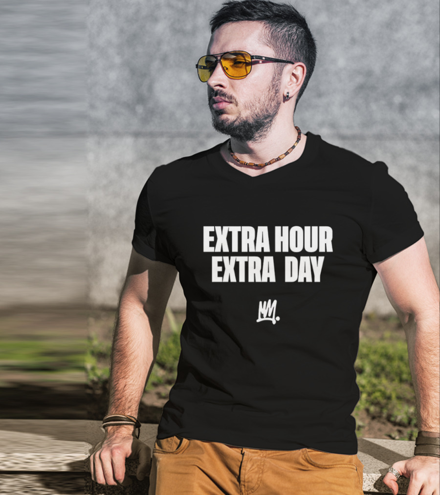 Extra Hour Extra Day Mansa Crown Symbol T-Shirt