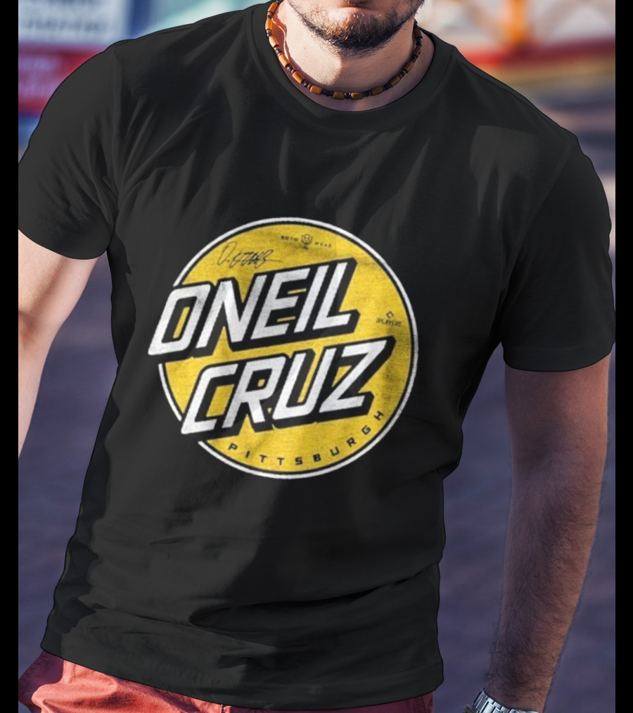 Oneil Cruz Pittsburgh Pirates Moto Wear Players Circle T-Shirt