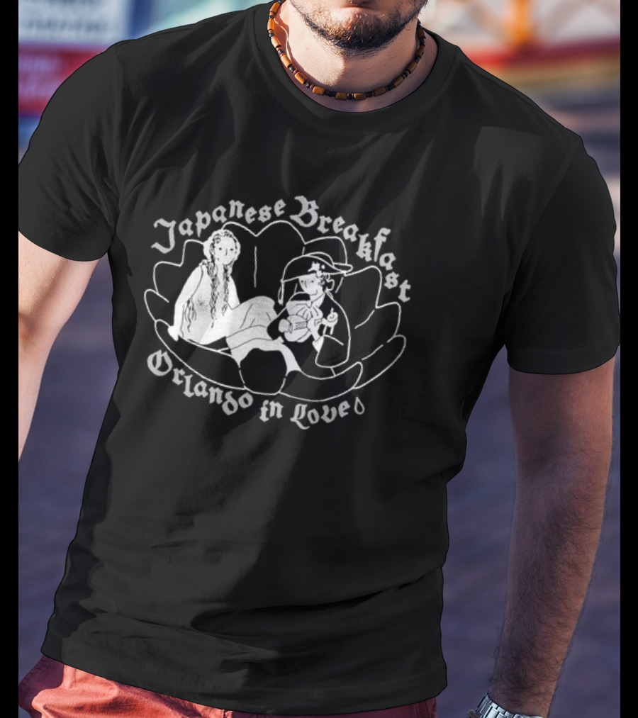 Japanese Breakfast Orlando In Love Cobalt Lotus Duo T-Shirt
