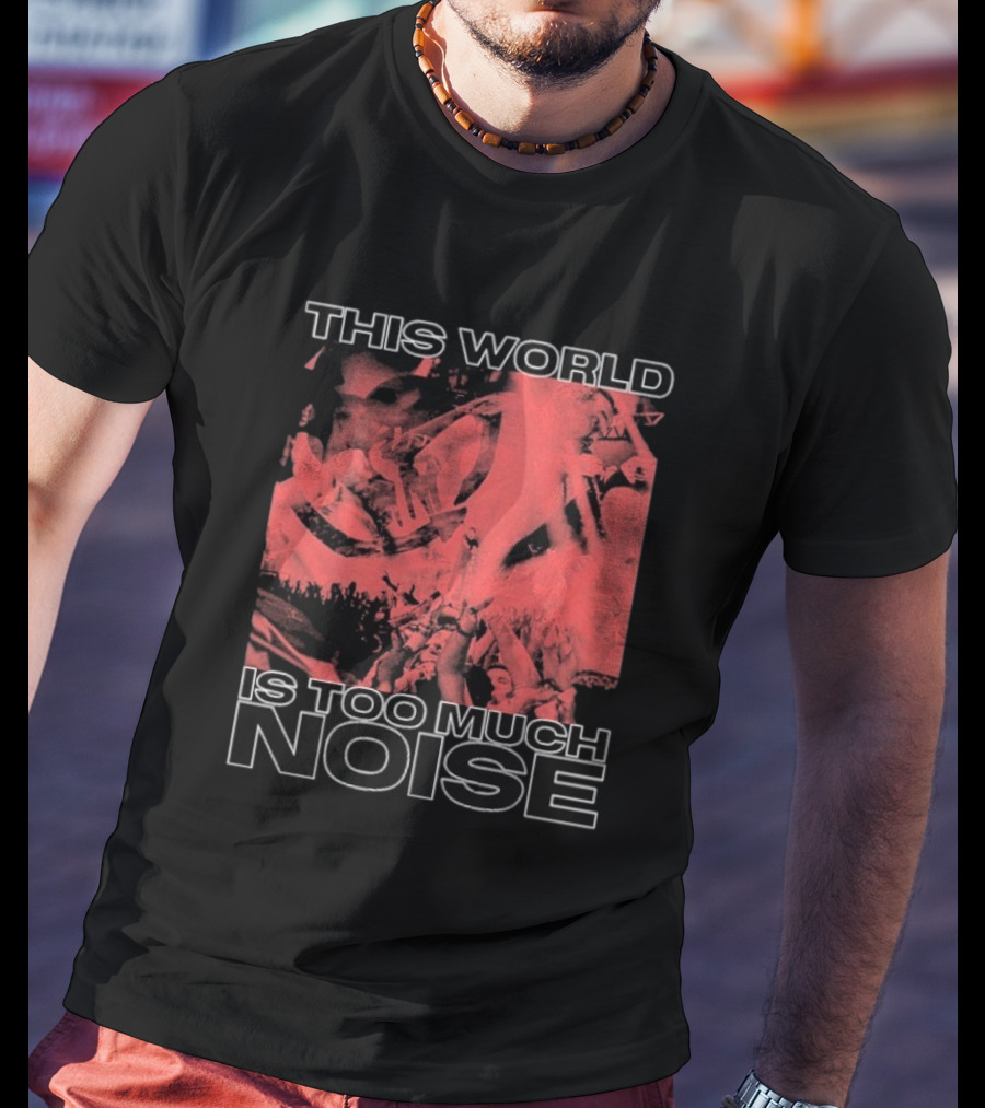 This World Is Too Much Noise Rise Against Concert Imagery T-Shirt