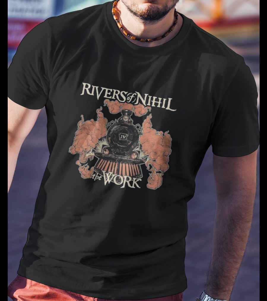 Rivers Of Nihil The Work Train Smoke Engine Graphic T-Shirt