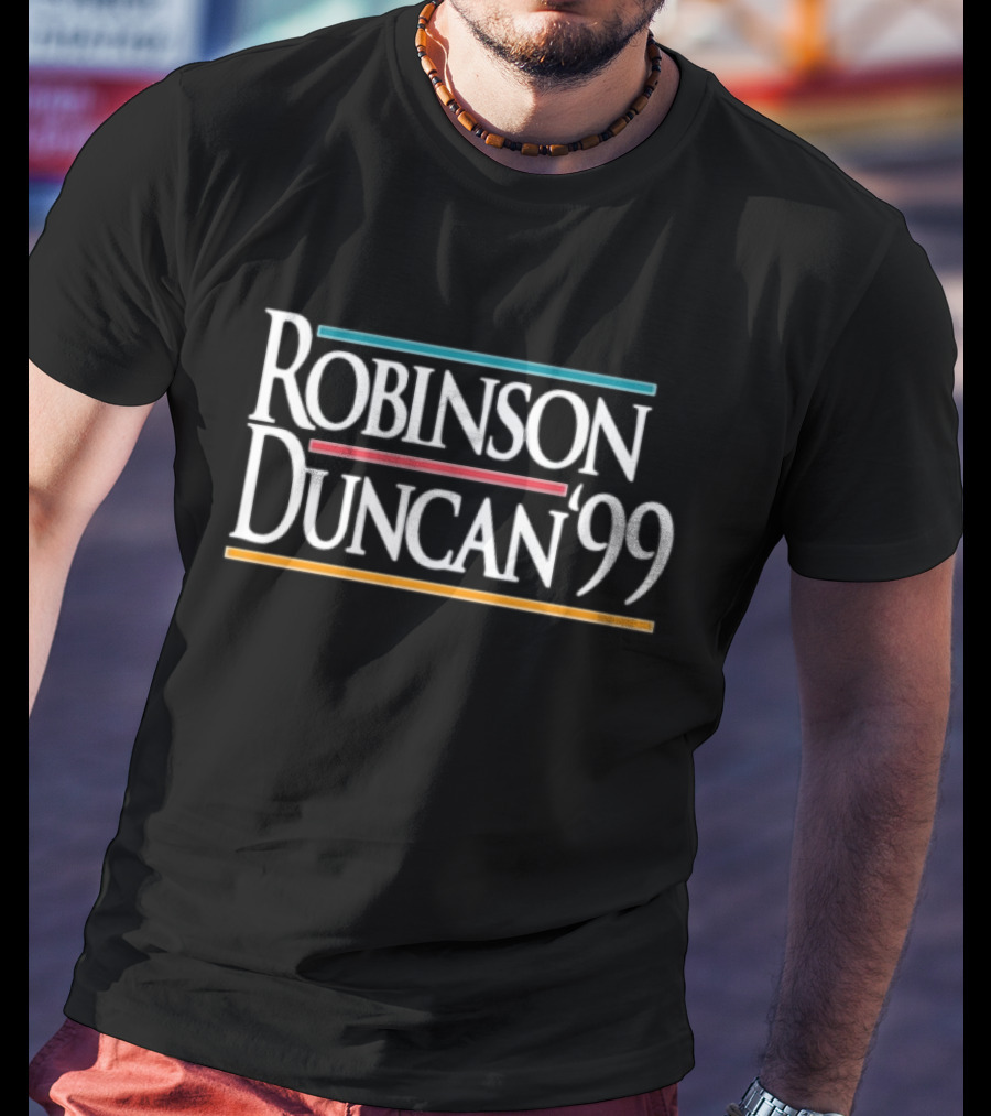 Robinson Duncan '99 Retro Style Lines T-Shirt
