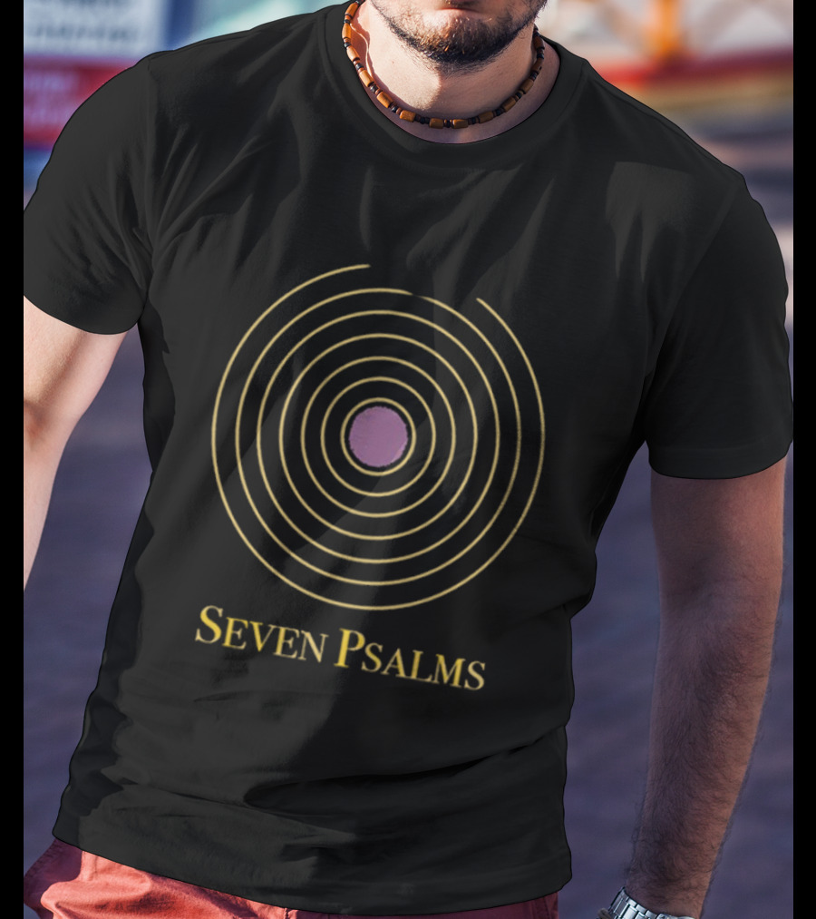 Paul Simon Seven Psalms Circular Pattern T-Shirt