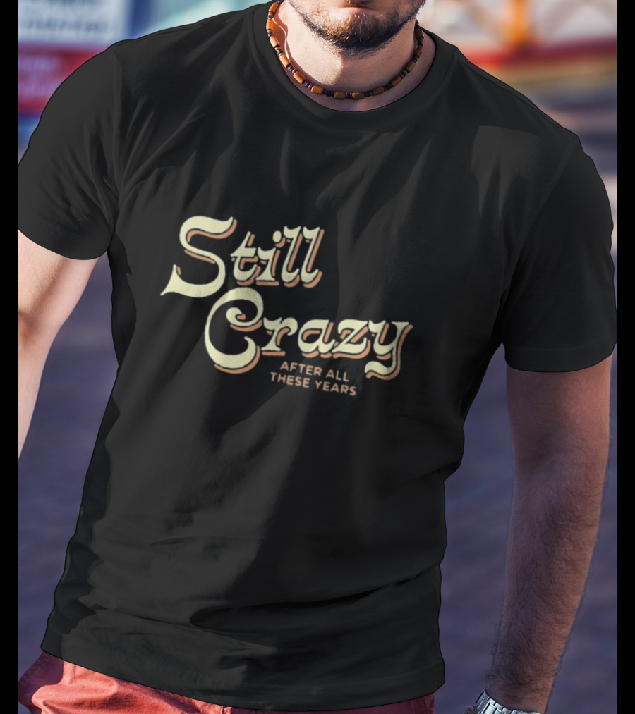 Paul Simon Still Crazy After All These Years Retro Style T-Shirt