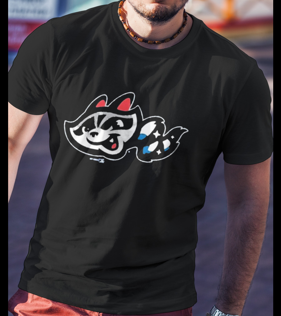 Rocket City Trash Pandas Raccoon Mascot Royal Home T-Shirt
