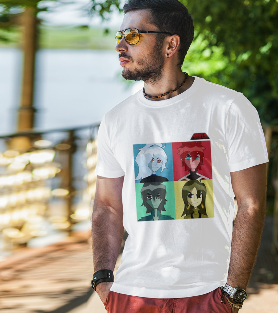 HAVEN Character Cast Art Style With Four Characters T-Shirt