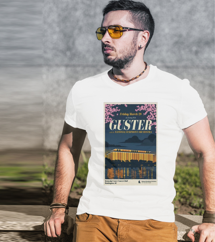 Friday March 28 An Evening With Guster National Symphony Orchestra Kennedy Center Washington DC T-Shirt