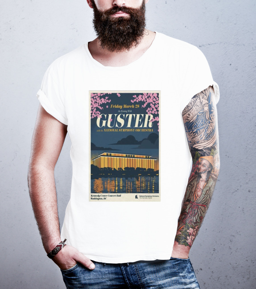 Friday March 28 An Evening With Guster National Symphony Orchestra Kennedy Center Washington DC T-Shirt