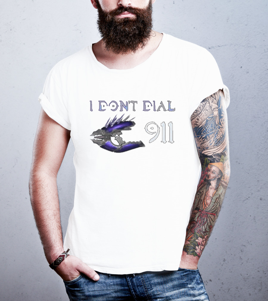 I Don't Dial 911 Halo Needler T-Shirt