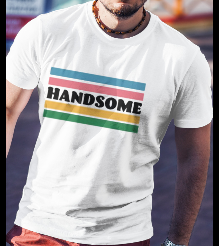 Handsome Podcast Handsome Ringer Funny Mom Rockbottuns Baseball Comedy Special T-Shirt
