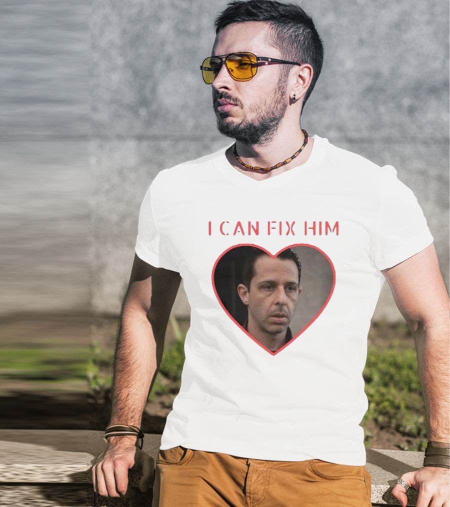 I Can Fix Him Kendall Roy Heart Outline Fan Merch T-Shirt