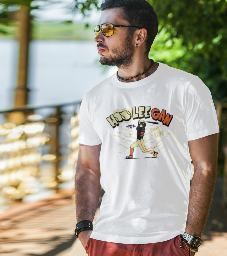 Hoo Lee Gan J. Lee 51 For Life Baseball Swing T-Shirt