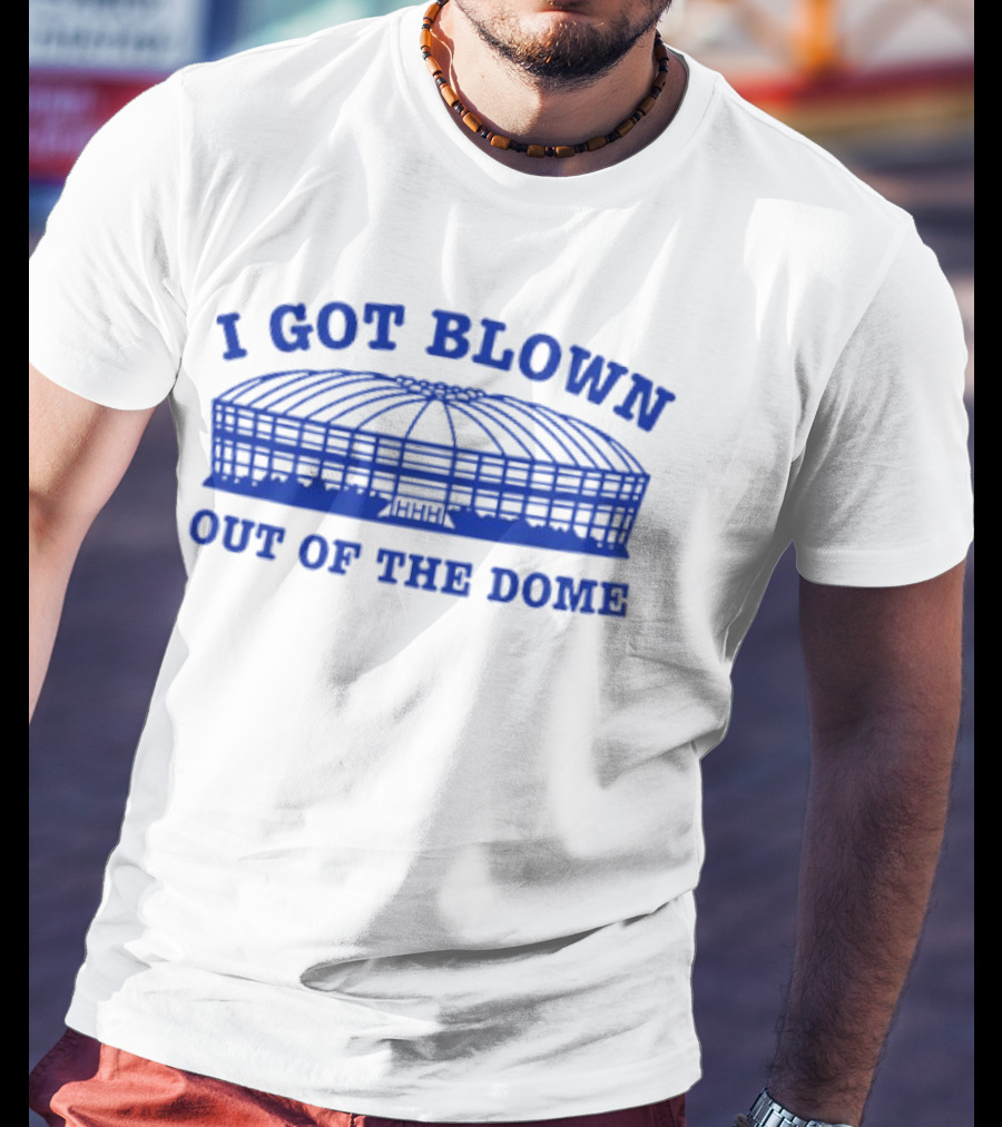 I Got Blown Out Of The Dome Stadium Illustration T-Shirt