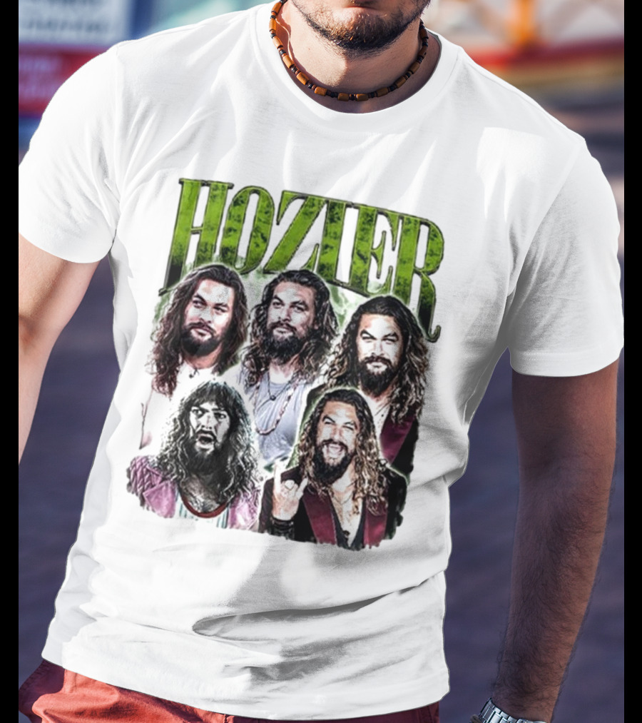 Hozier Jason Momoa Collage T-Shirt