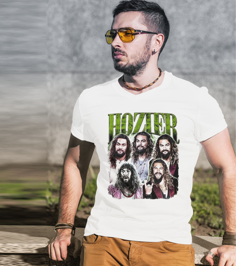 Hozier Jason Momoa Collage T-Shirt