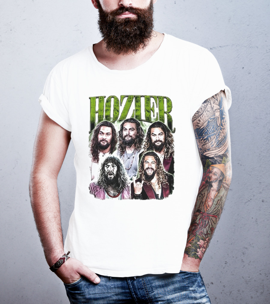 Hozier Jason Momoa Collage T-Shirt