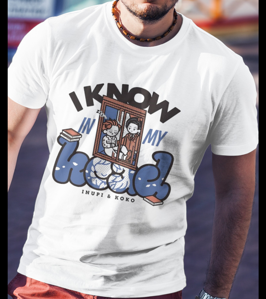 I Know In My Head Inupi And Koko Retro Comic Style T-Shirt