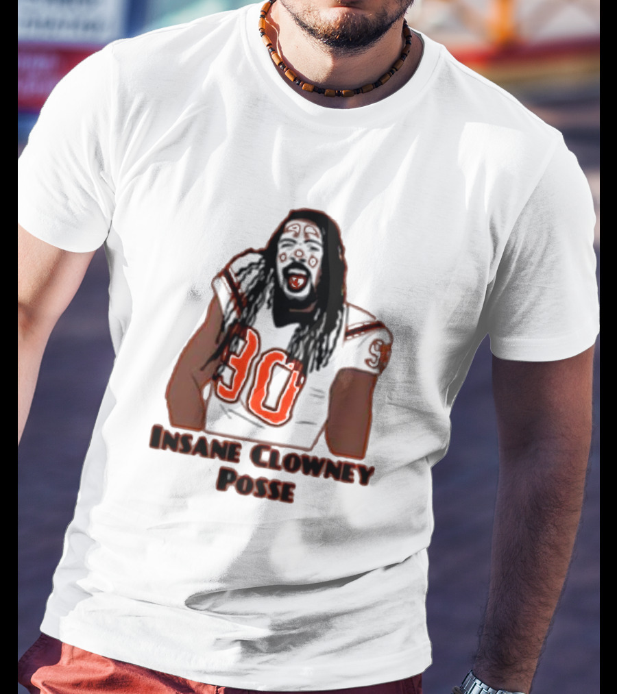 Insane Clowney Posse Player Number 90 Football Themed T-Shirt