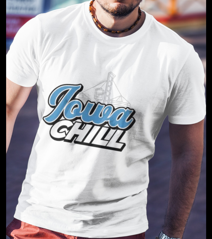 Iowa Chill Beer Coors-Inspired Retro Style T-Shirt
