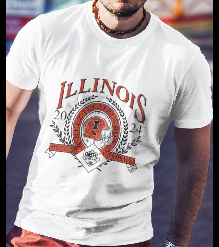 Illinois Fighting Illini Cheez-It Citrus Bowl Football T-Shirt