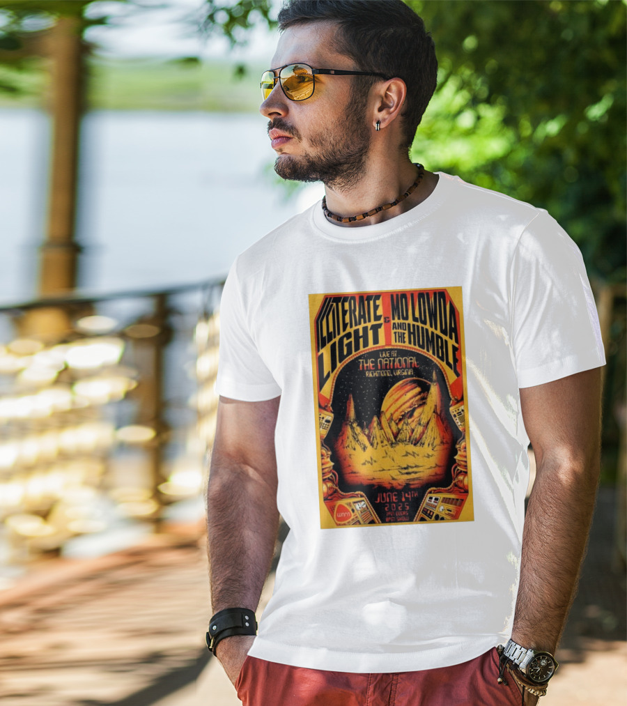 Illiterate Light Mo Lowda The Humble Live At The National Richmond Virginia June 14 2025 T-Shirt
