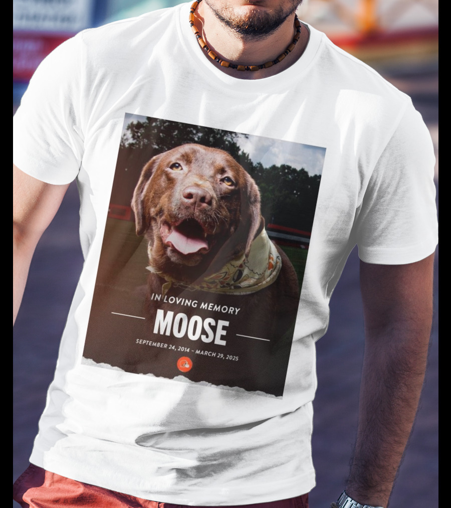 Cleveland Browns NFL In Loving Memory Moose September 24 2014 March 29 2025 Hard Knocks Star T-Shirt