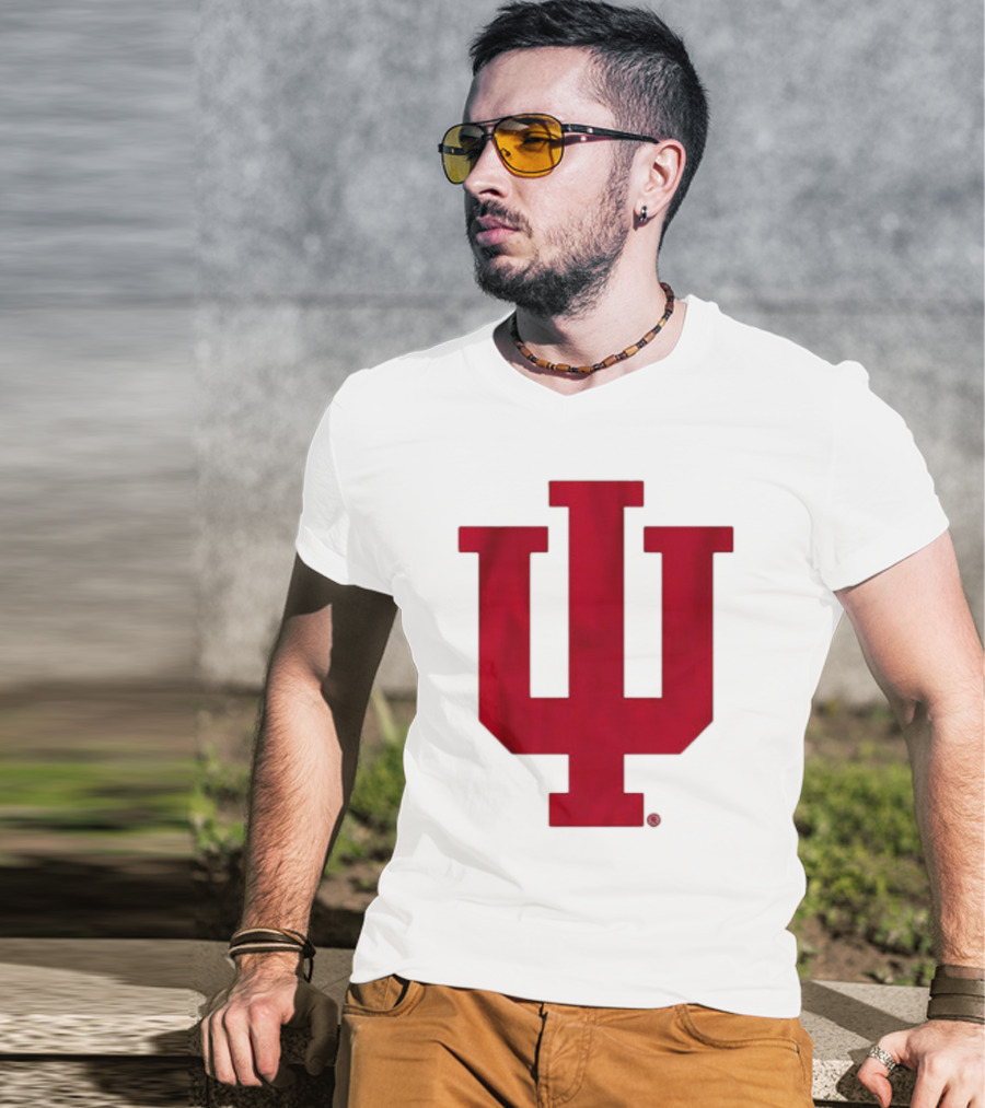 Indiana Hoosiers IU Crimson Emblem T-Shirt