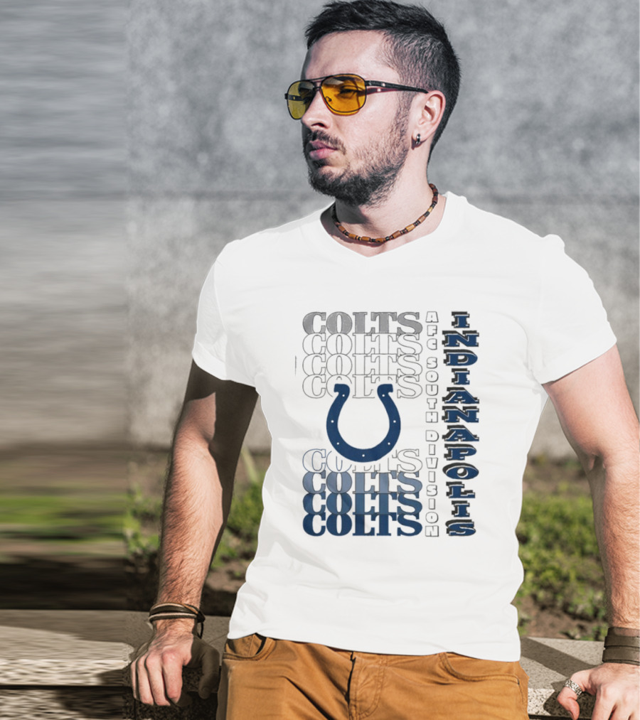 Indianapolis Colts AFC South Division Classic Colts Branding T-Shirt