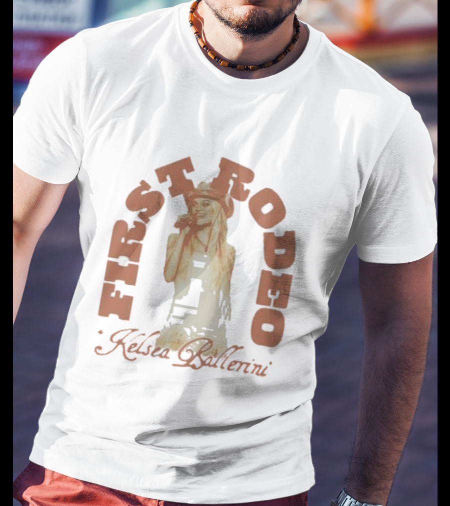 Kelsea Ballerini First Rodeo Cowgirl Hat Microphone T-Shirt